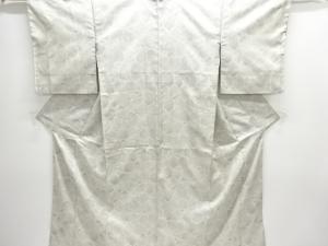 亀甲に唐草模様織り出し西陣お召着物